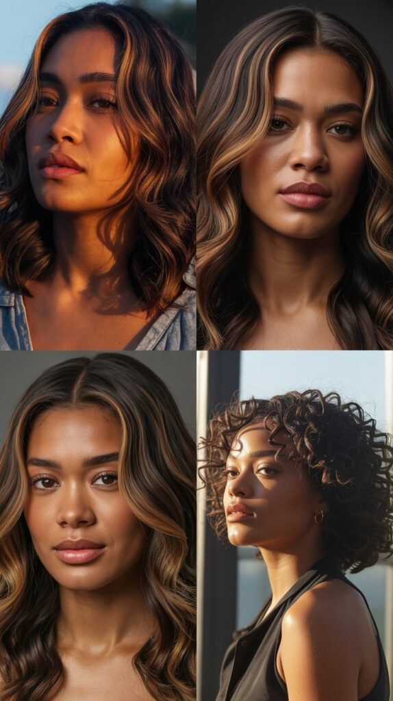 . Bronze Highlights for Metallic Warmth