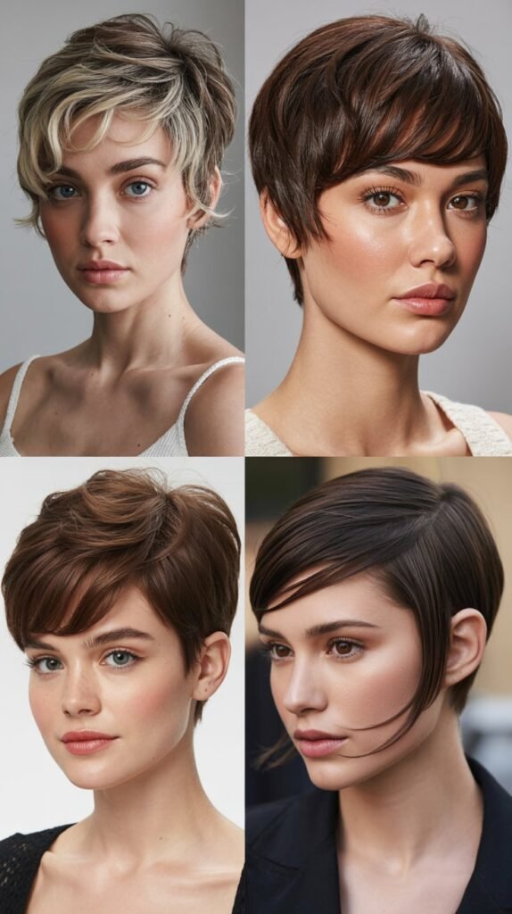 9. Feathered Pixie Cut