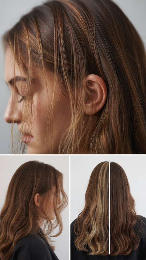 Pearlescent Blonde With Shadow Root