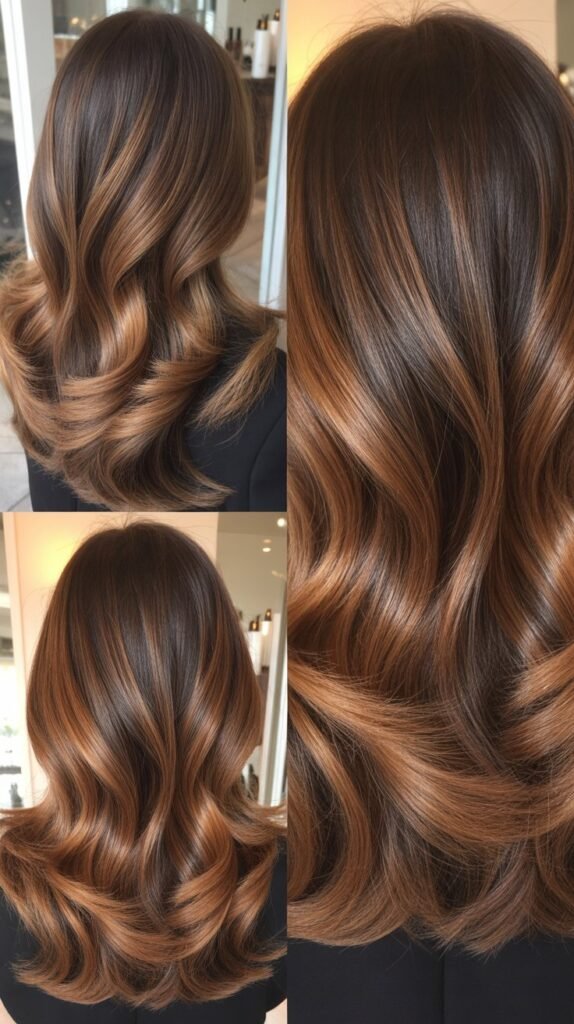 Toffee Brown Balayage
