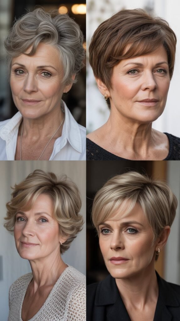 Voluminous Crown Pixie