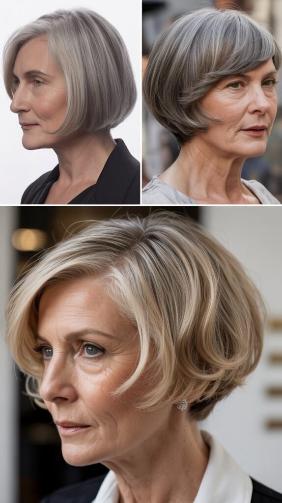 Cropped Bob with Nape Undercut