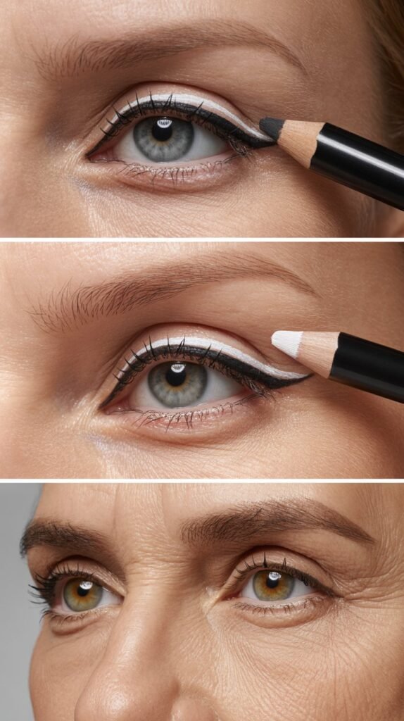 Use White or Nude on the Waterline