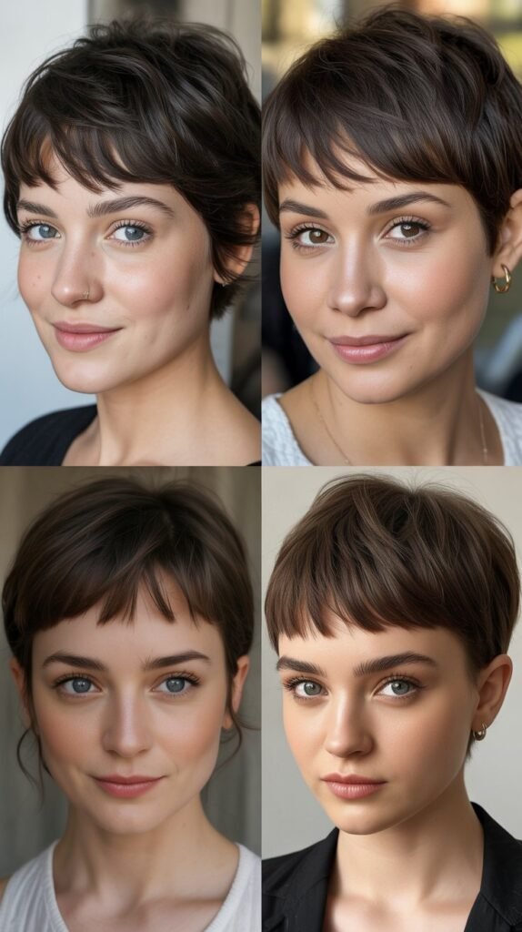 26. Pixie with Baby Bangs