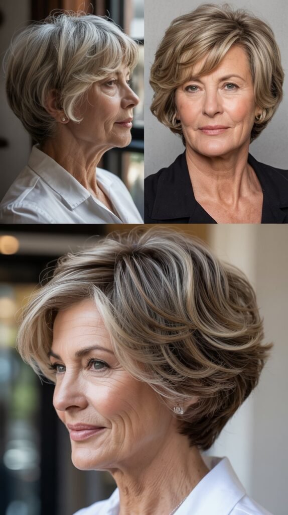 3. The Stacked Bob with Graduated Layers