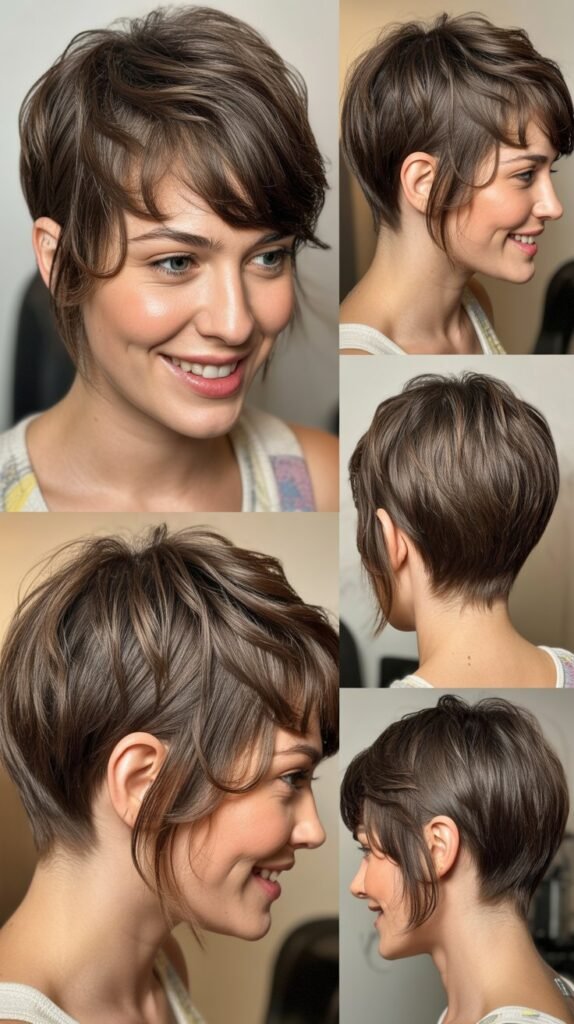 Choppy Front Pieces With Polished Back