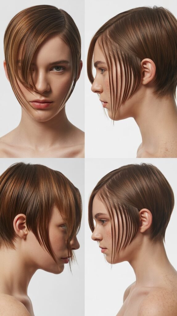 Angled Face-Framing Layers