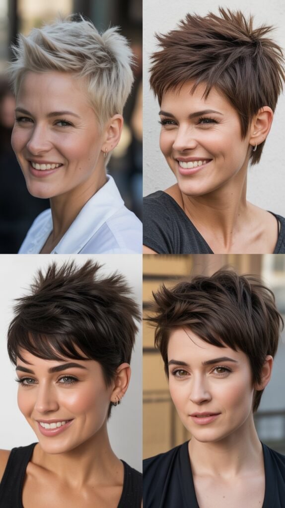 7. Spiky Choppy Pixie