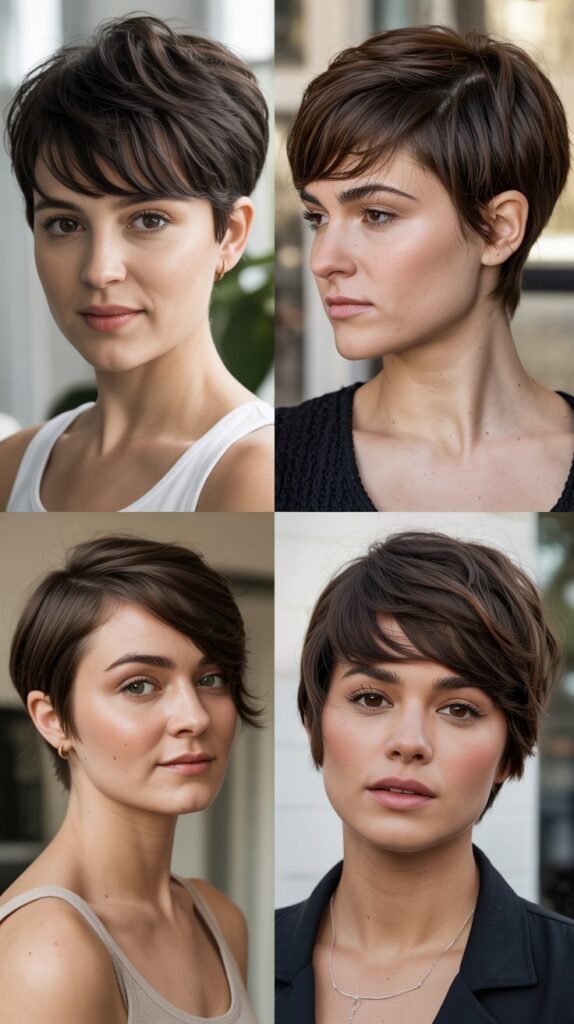 15. Pixie with Side Part