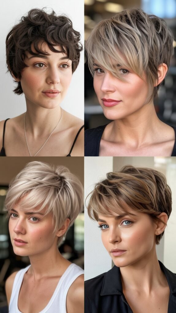 7. Choppy Layered Pixie