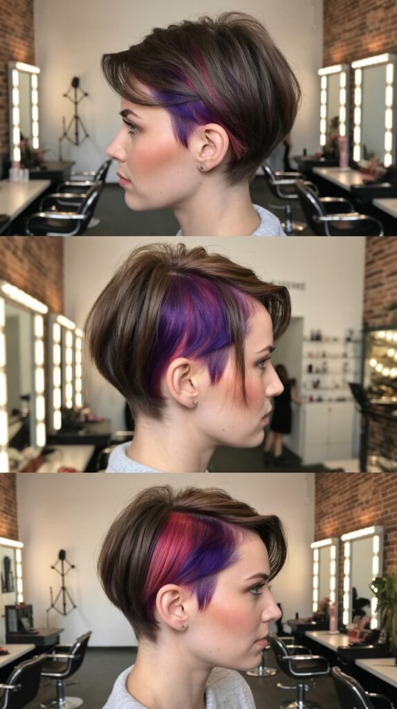 30. Pixie with Peek-a-Boo Color