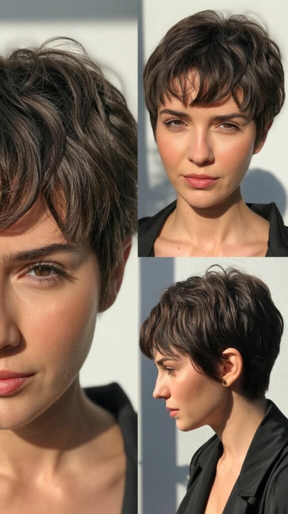 20. Pixie with Textured Fringe