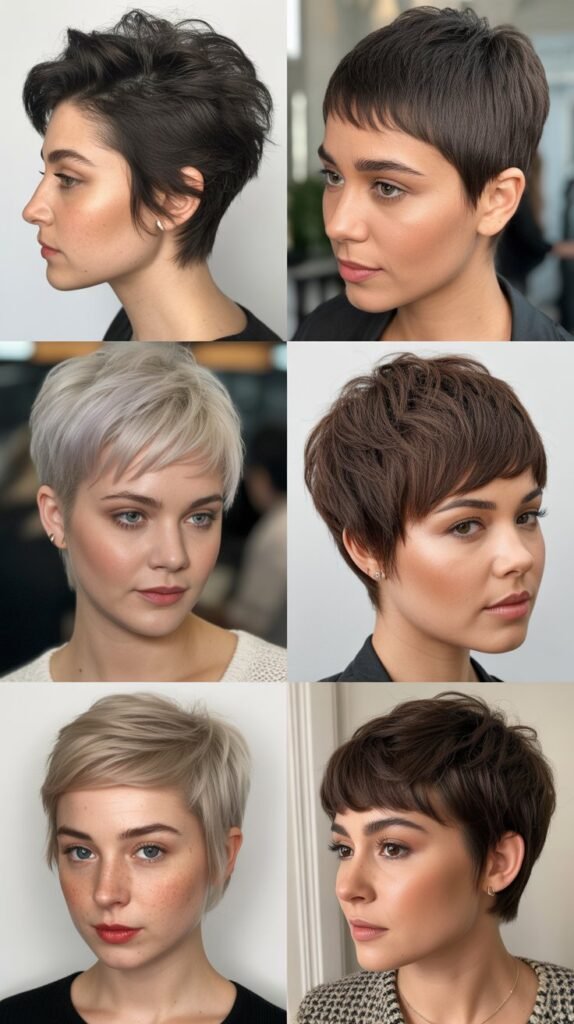 29. Pixie with Volume Crown