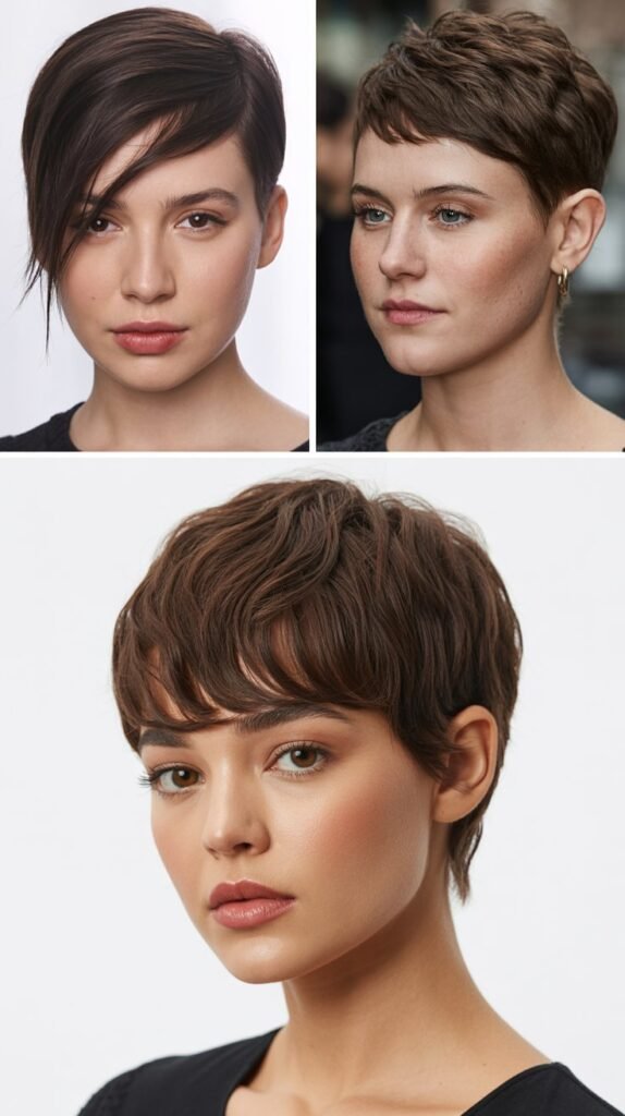6. The Pixie with Long Bangs