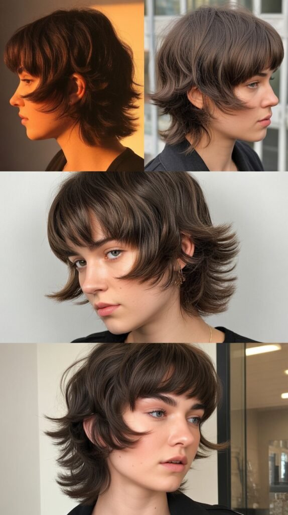  Piecey Razor-Cut Bangs   