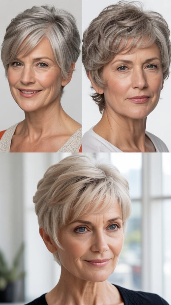 11. The Layered Pixie with Longer Top Section