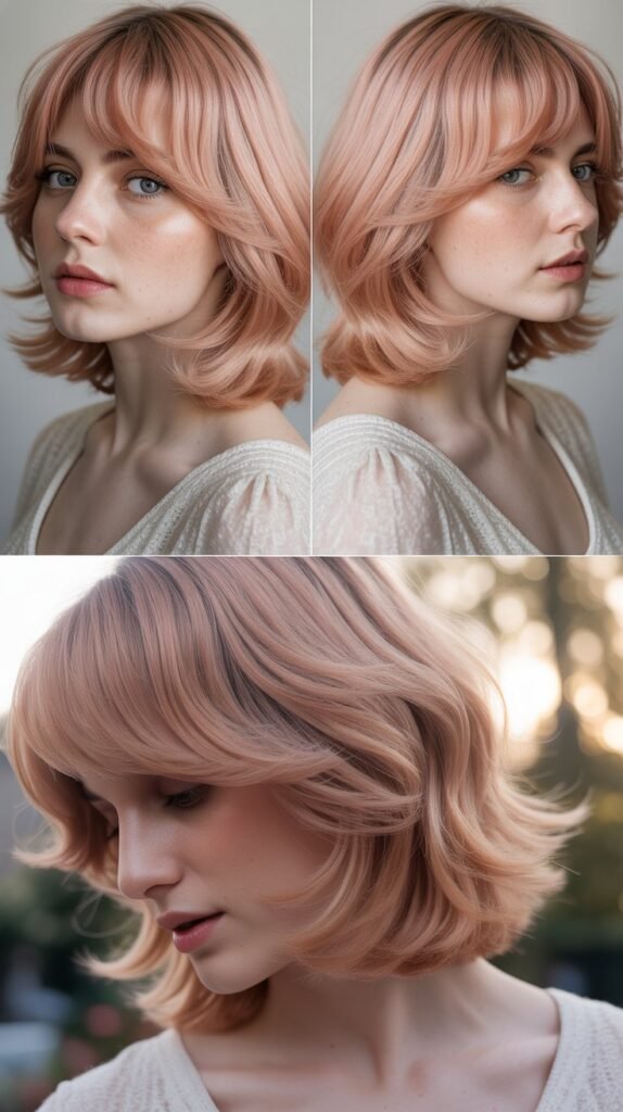 39. Romantic Shag With Soft Curtain Bangs