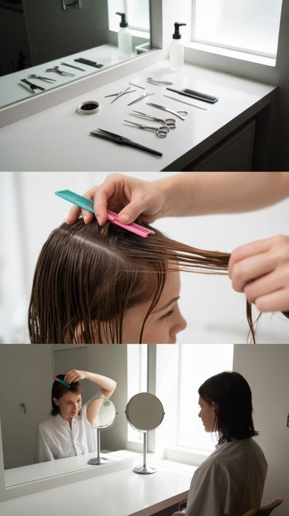 3. Preparing Your Hair and Workspace for Cutting
