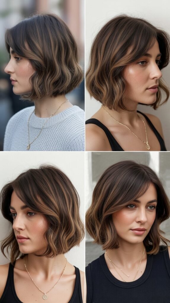 Long Bob With Internal Layers And Face-Framing