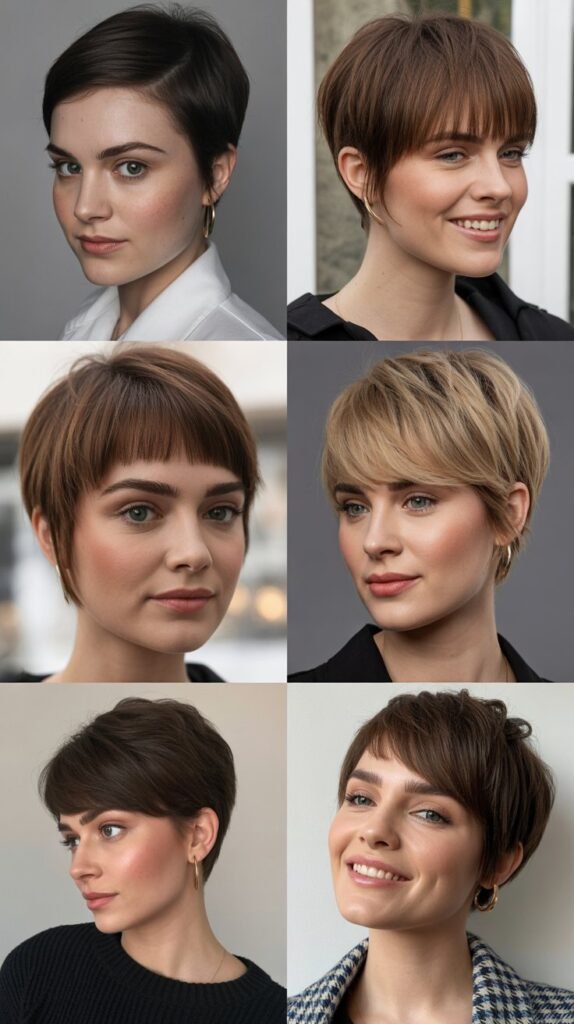  Pixie with Long Bangs