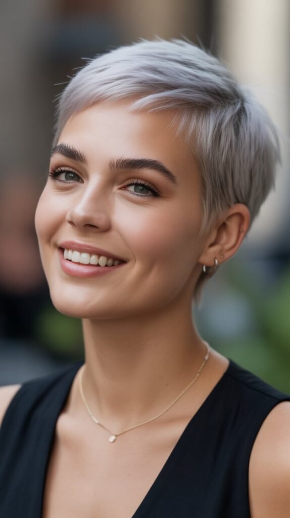  Sleek Pin-Straight Pixie
