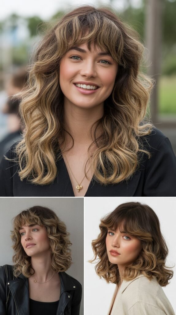  Beachy Wave Bangs