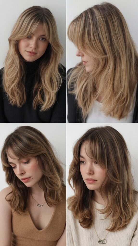 Butterfly Layers With Soft Bangs
