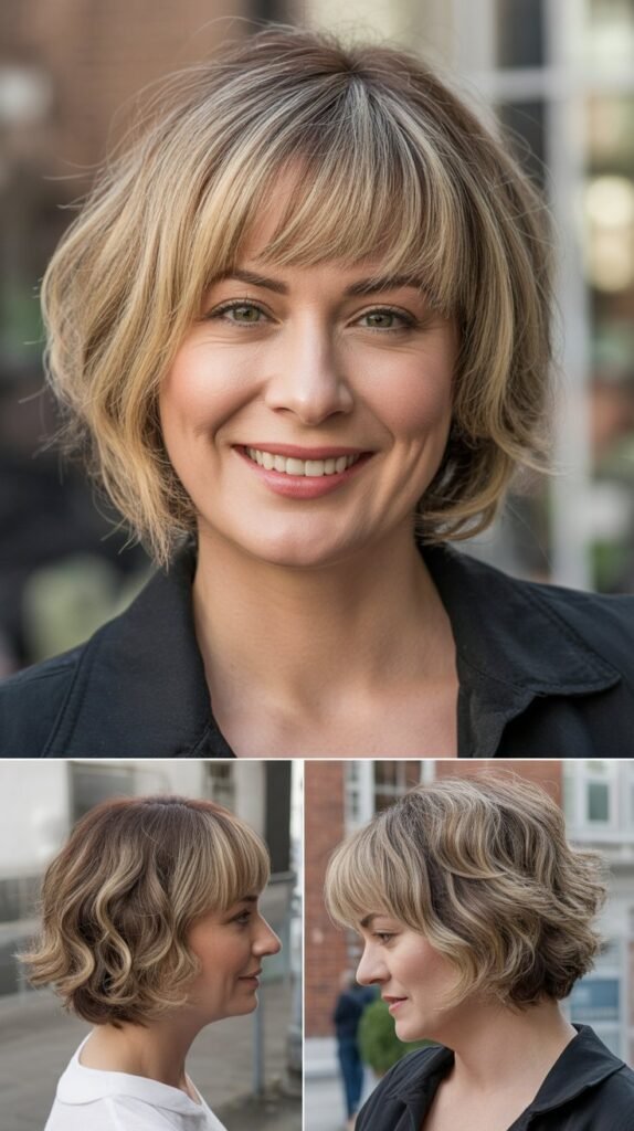  Choppy Bob with Razored Bangs