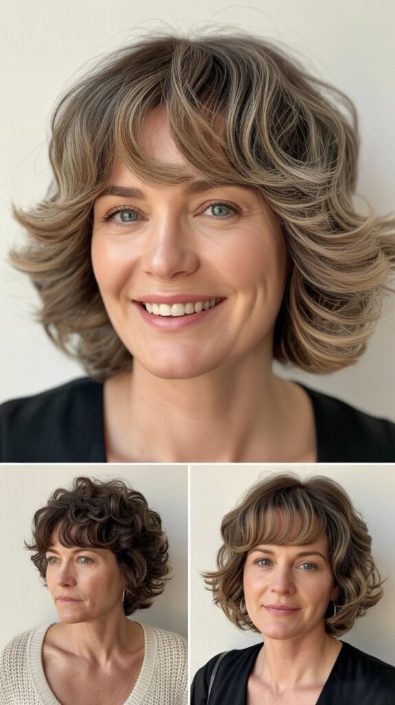 Choppy Micro Fringe with Textured Waves