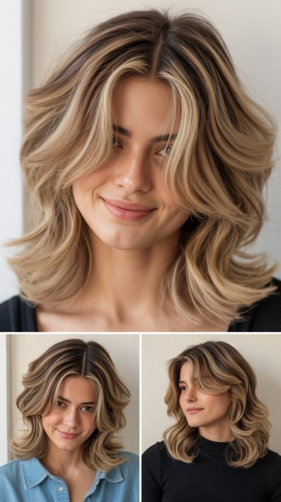 Crown Layers with Long Front Pieces