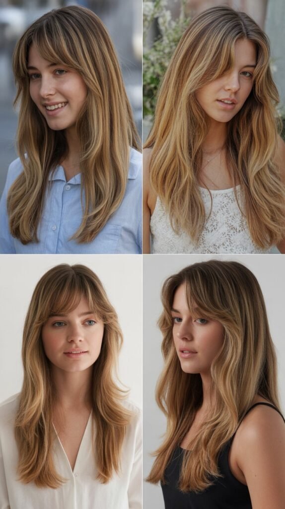  Curtain Fringe with Long Flowing Layers