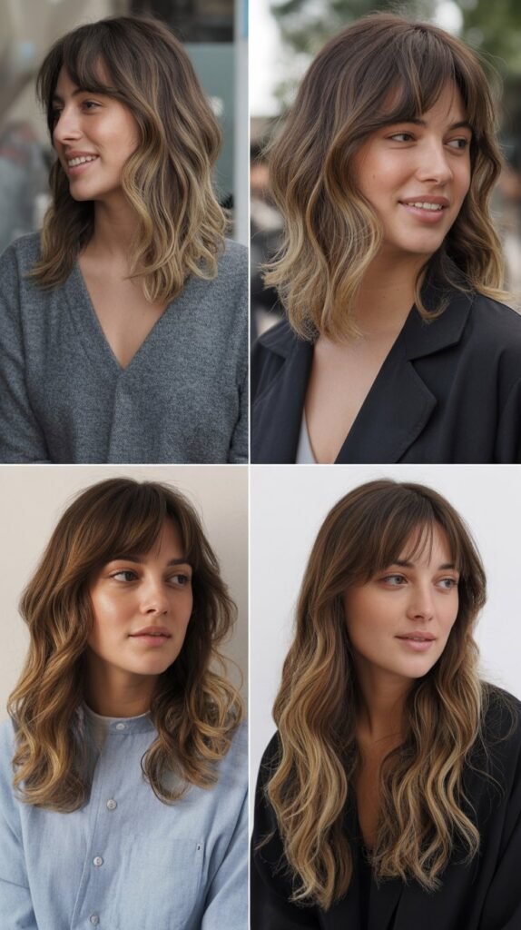 Disconnected Layers With Textured Bangs