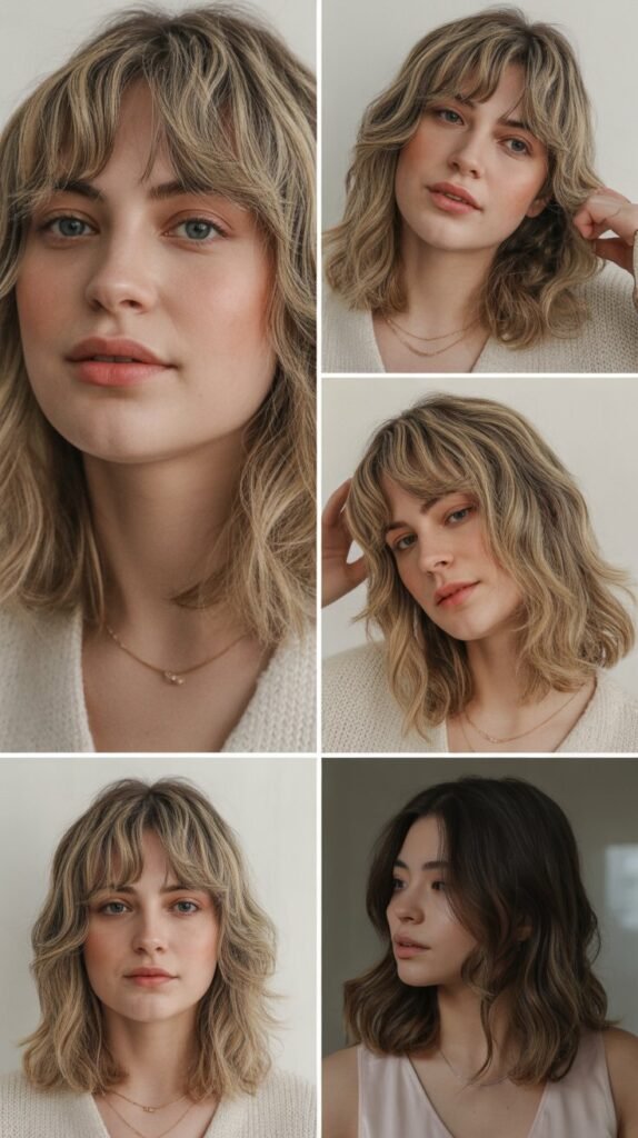 Face-Framing Money Pieces With Layers