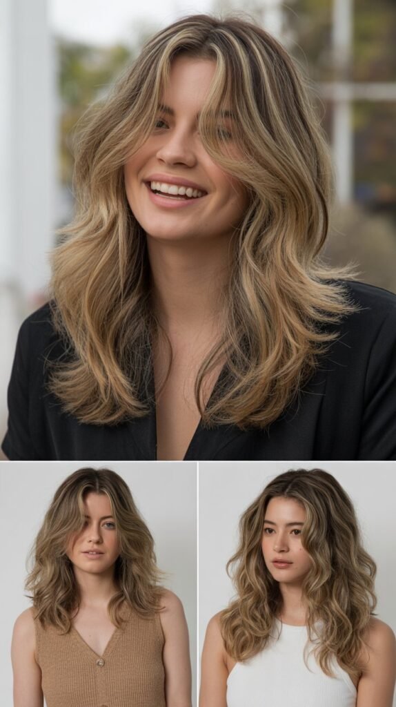  Feathered Curtain Layers