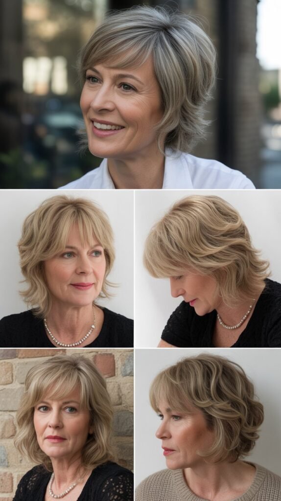 Feathered Side Bangs