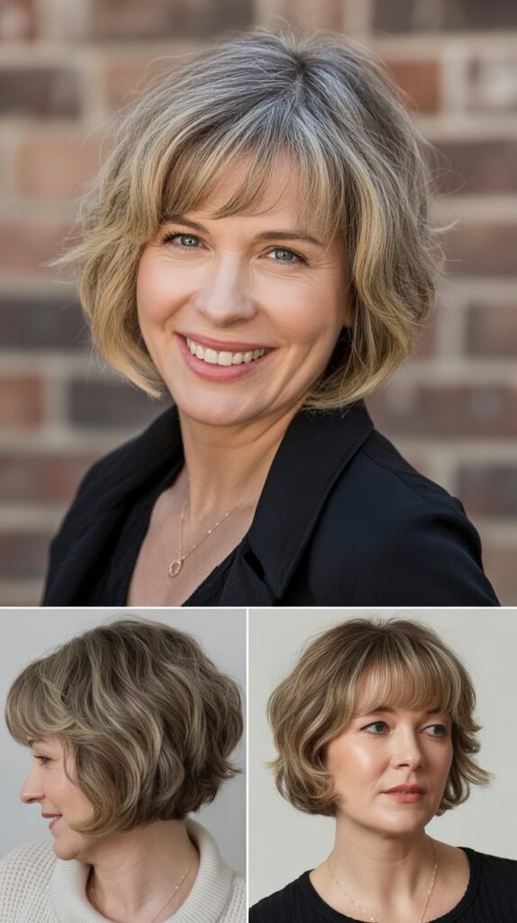 Layered Bob with Micro Bangs