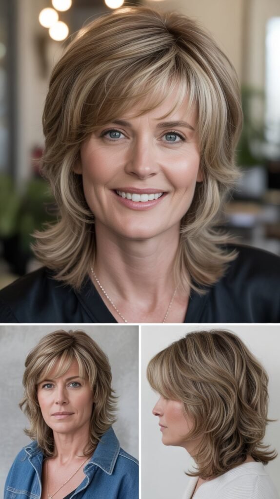  Layered Cut with Highlights and Lowlights