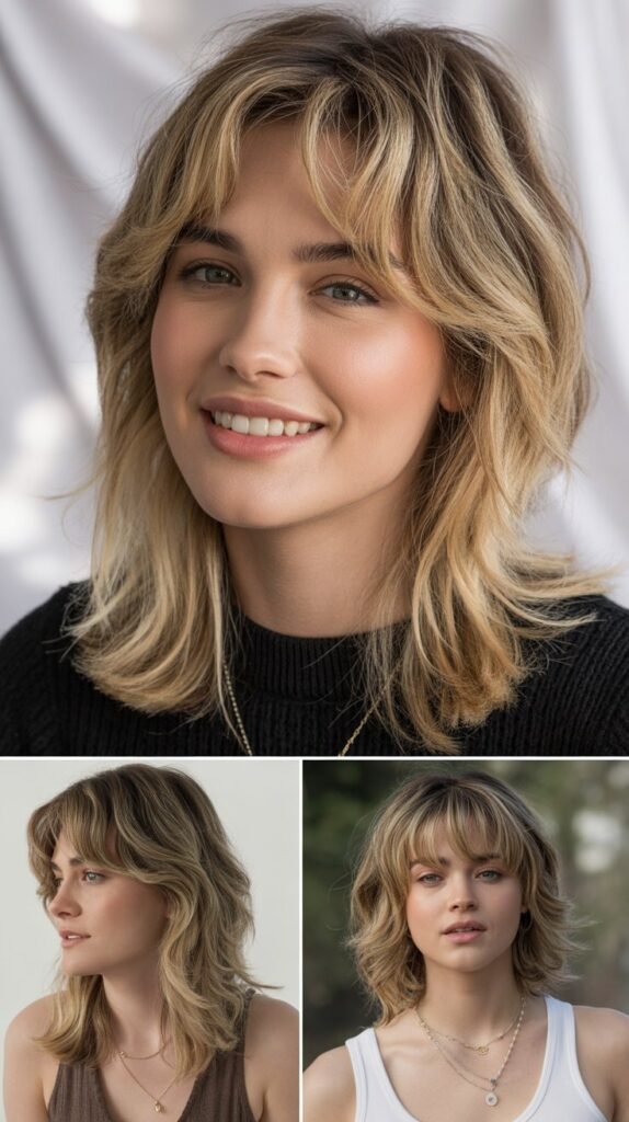  Layered Peek-a-Boo Fringe