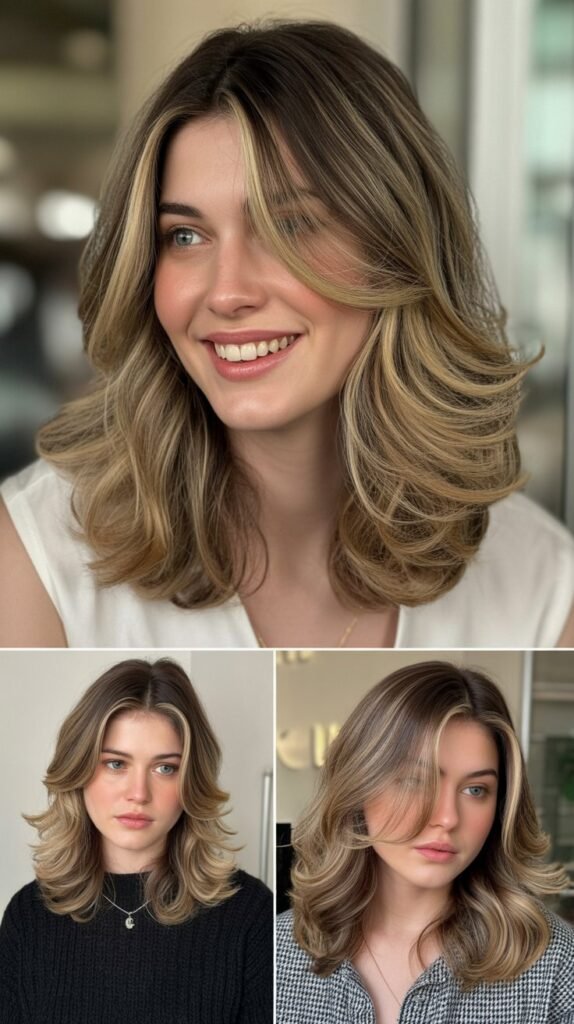 Layered Side Part with Volume