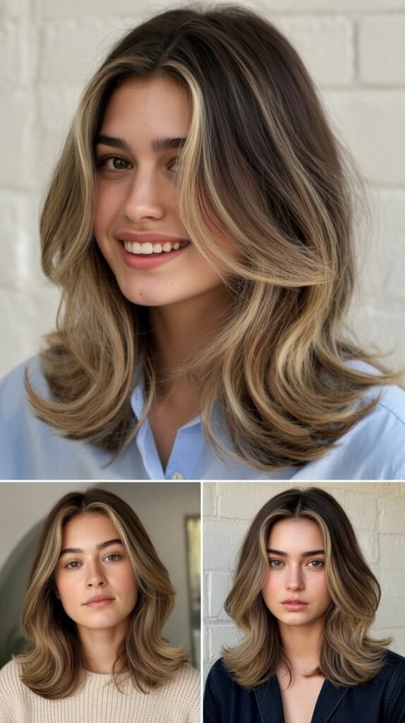  Long Layers Starting from Collarbone