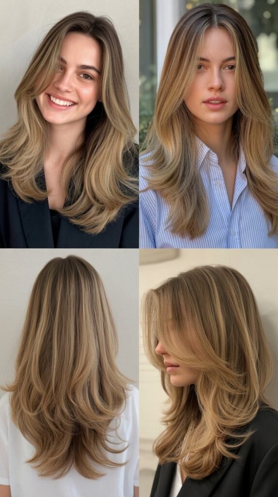 Long Layers with Subtle Face Frame