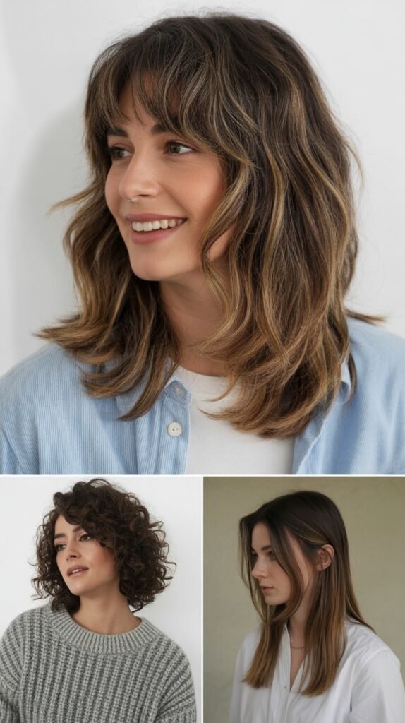 Long Shag with Heavy Front Layers