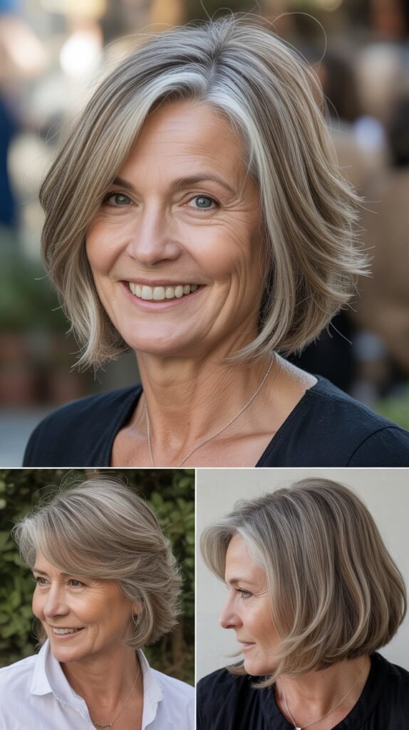 Middle-Length Straight Cut with Soft Wispy Ends