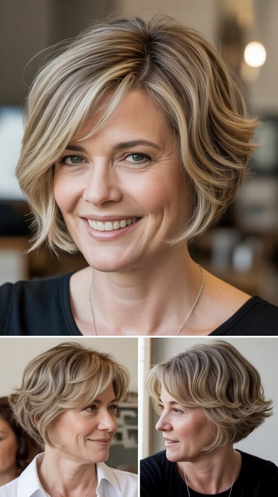 Piece-y Layered Bob