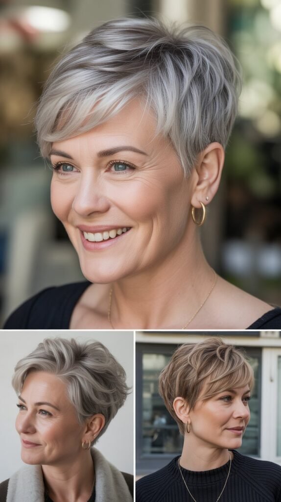  Pixie Cut with Textured Layers