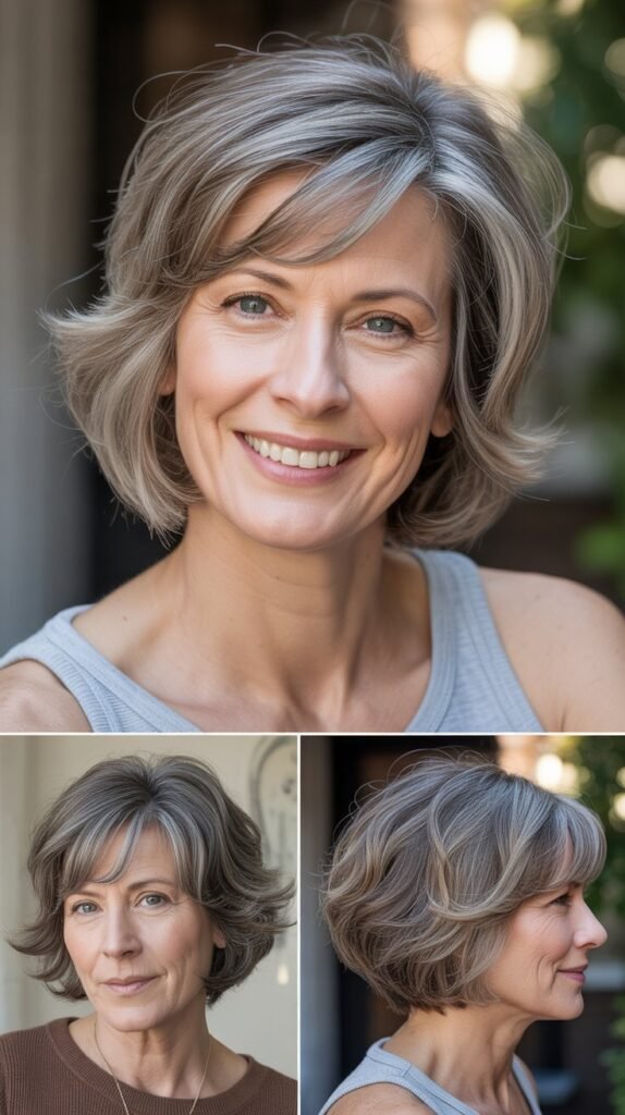 Razor-Cut Layered Bob