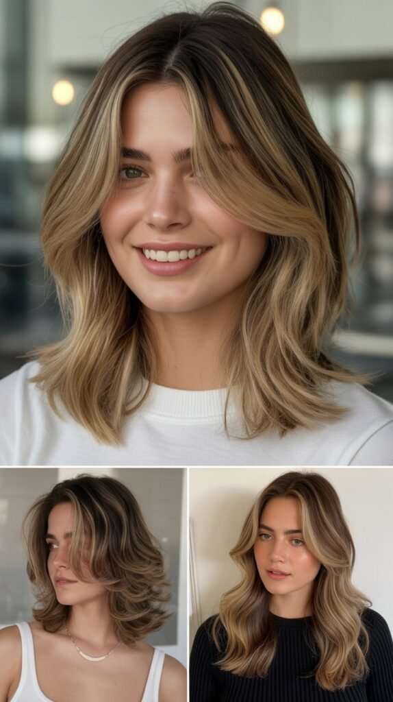 Razored Front Layers with Soft Texture