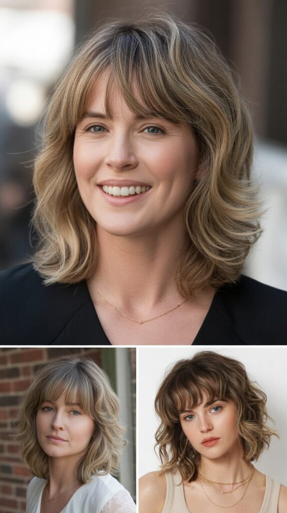 Soft Bangs for Mature Hair