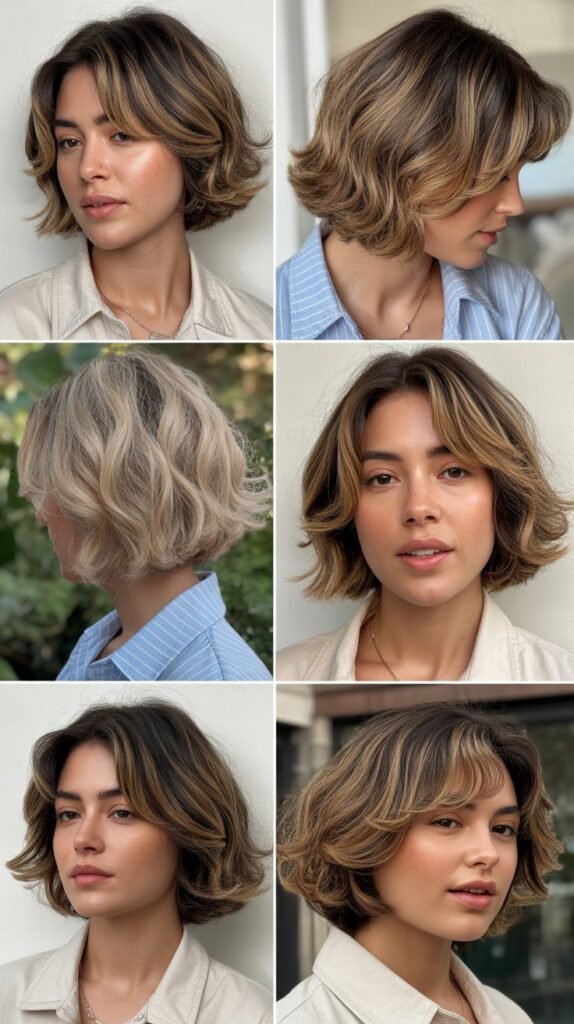 Soft Layered Chin Bob