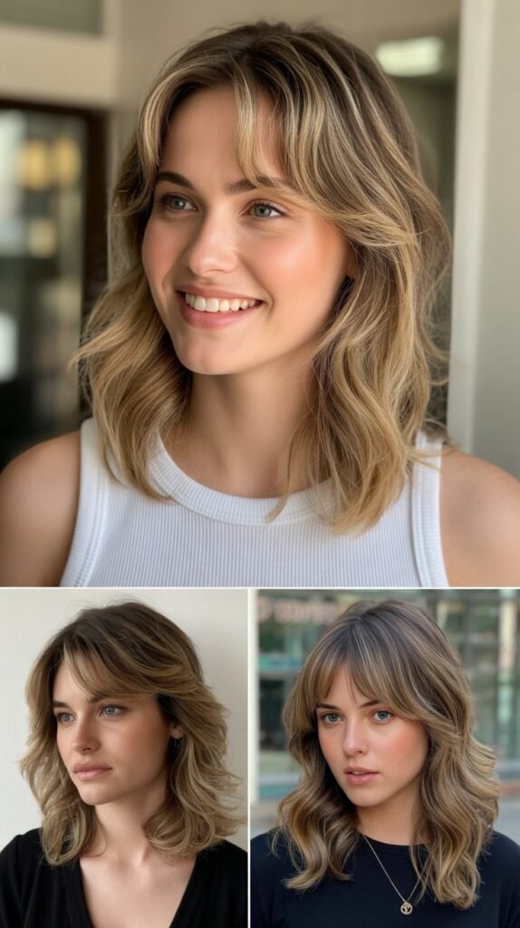 Soft Layers With Baby Bangs